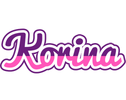 Korina cheerful logo