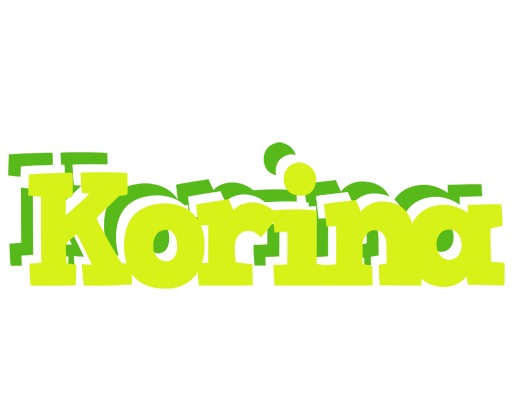 Korina citrus logo