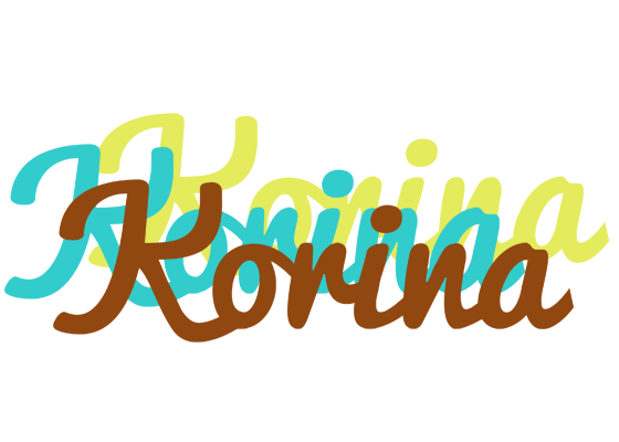 Korina cupcake logo