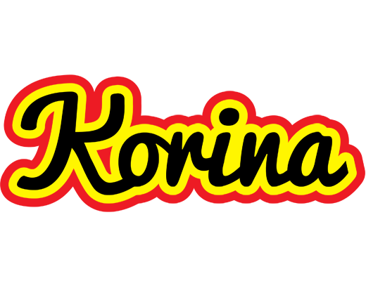 Korina flaming logo