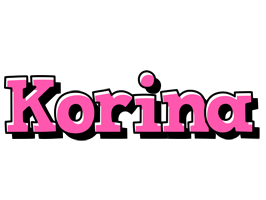 Korina girlish logo