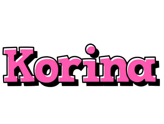 Korina girlish logo