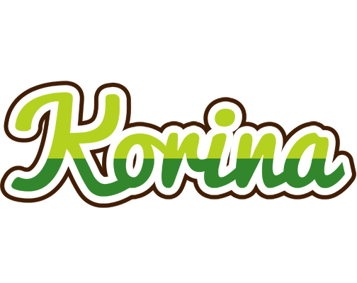 Korina golfing logo