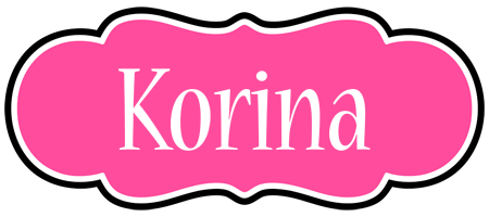 Korina invitation logo