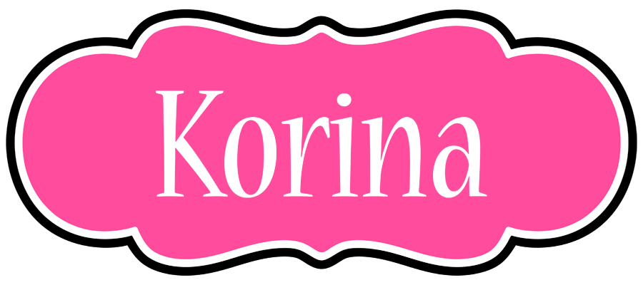 Korina invitation logo