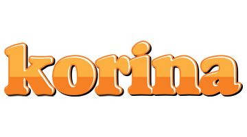 Korina orange logo