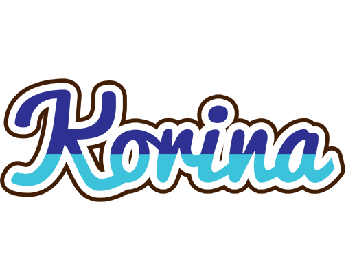 Korina raining logo