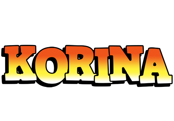 Korina sunset logo