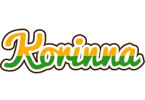 Korinna banana logo