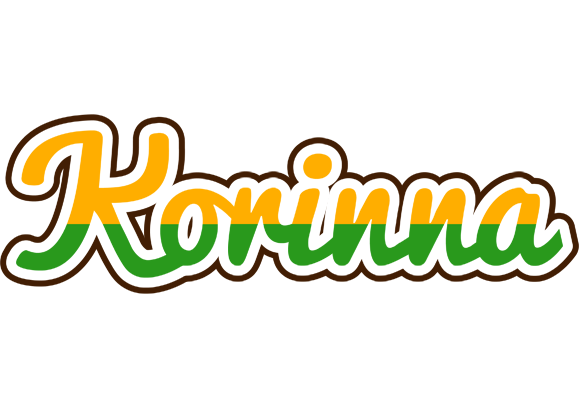 Korinna banana logo