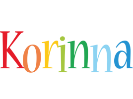 Korinna birthday logo