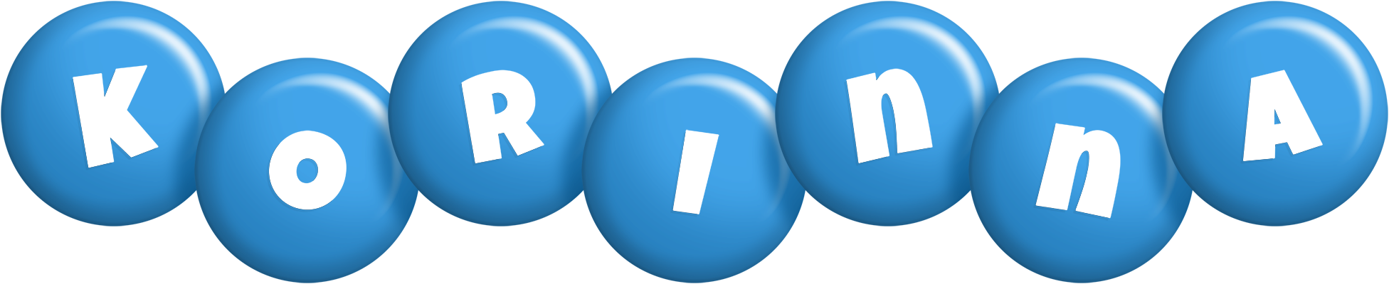 Korinna candy-blue logo