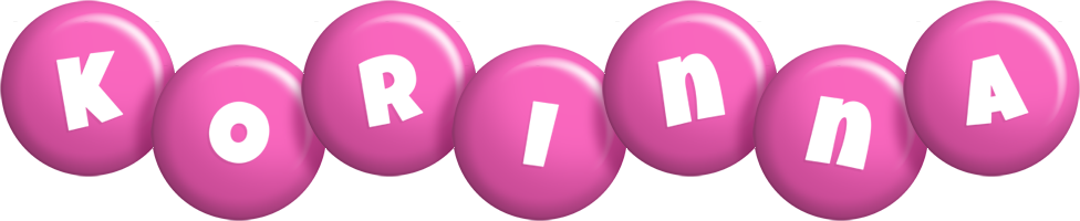 Korinna candy-pink logo