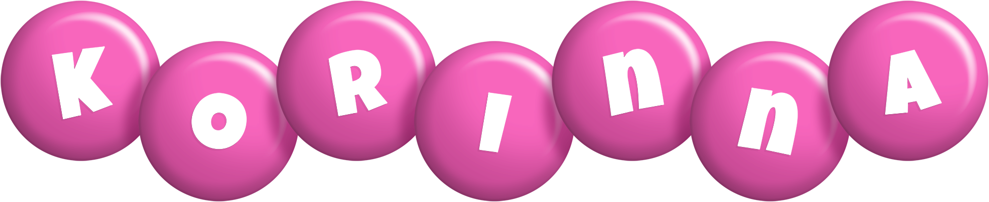 Korinna candy-pink logo