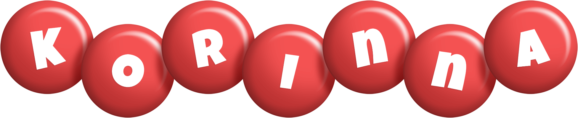 Korinna candy-red logo