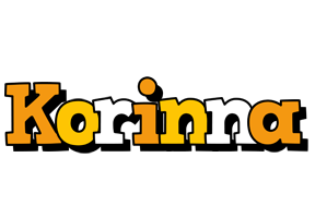 Korinna cartoon logo