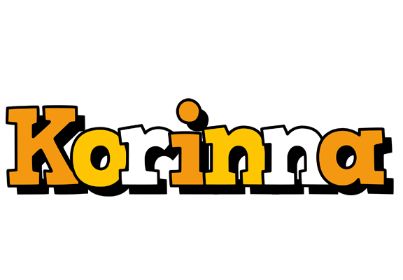 Korinna cartoon logo