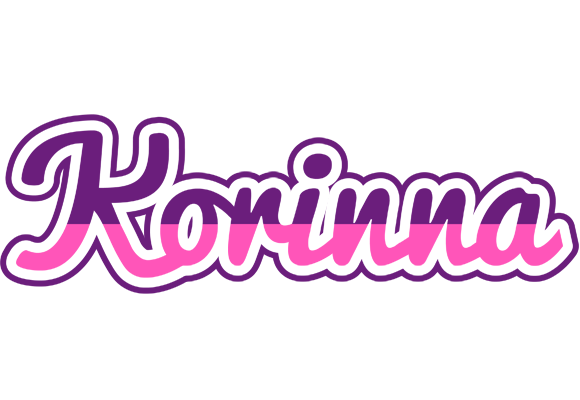 Korinna cheerful logo