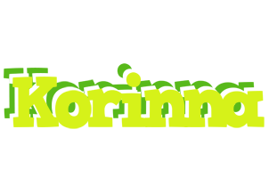 Korinna citrus logo