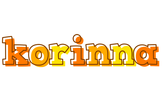 Korinna desert logo