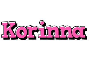 Korinna girlish logo