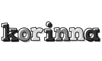 Korinna night logo