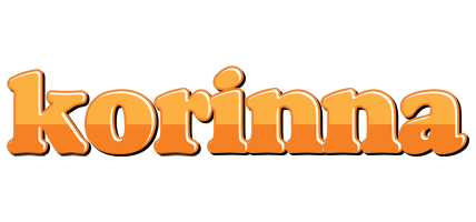 Korinna orange logo