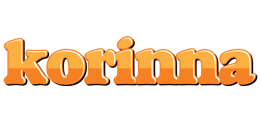 Korinna orange logo