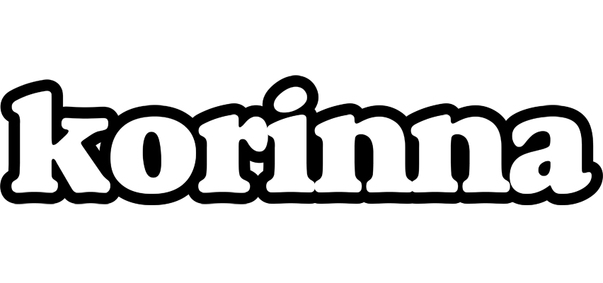 Korinna panda logo