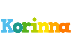 Korinna rainbows logo