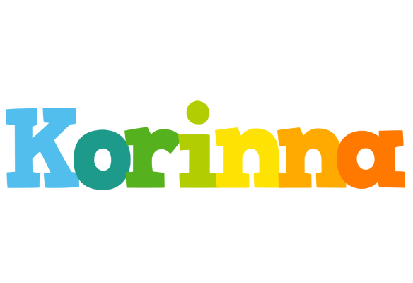 Korinna rainbows logo