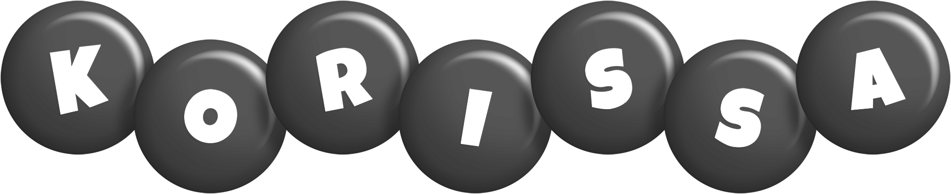 Korissa candy-black logo