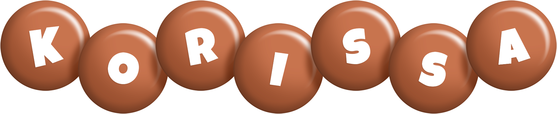 Korissa candy-brown logo