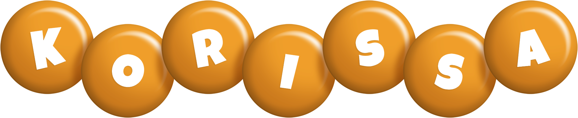 Korissa candy-orange logo
