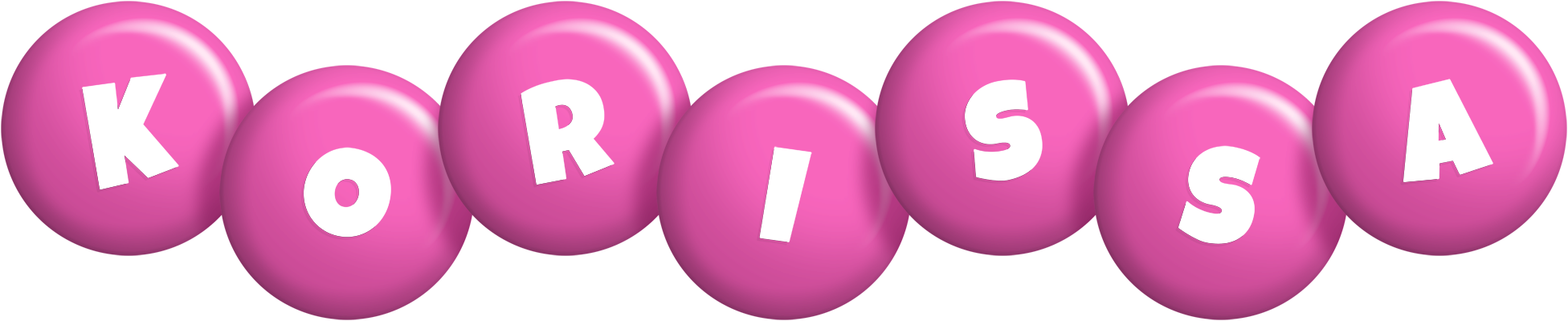 Korissa candy-pink logo