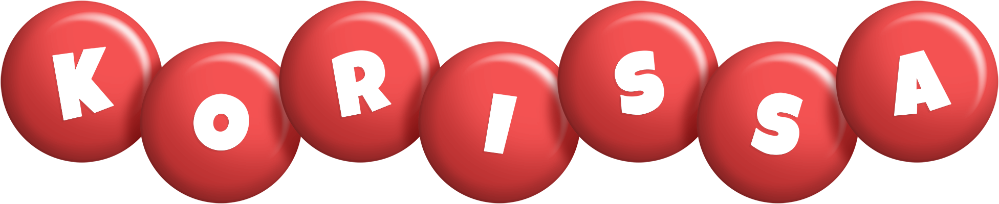 Korissa candy-red logo
