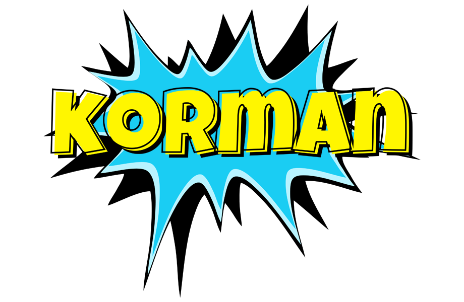 Korman amazing logo