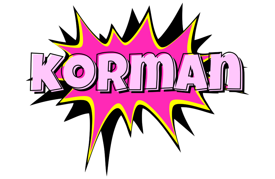 Korman badabing logo