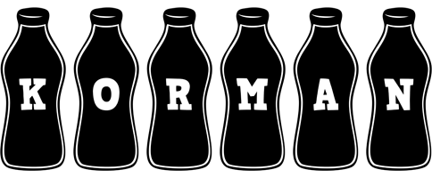 Korman bottle logo