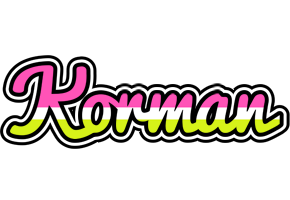 Korman candies logo