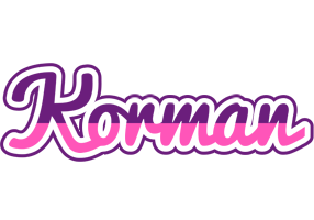 Korman cheerful logo