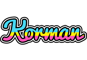 Korman circus logo