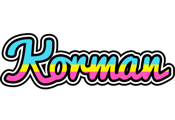 Korman circus logo