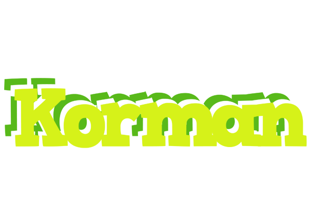 Korman citrus logo