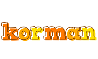 Korman desert logo