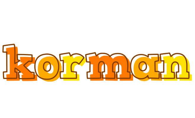 Korman desert logo