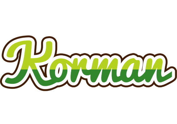 Korman golfing logo