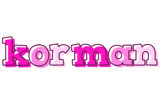 Korman hello logo