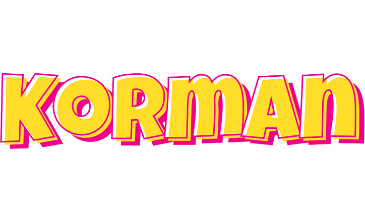 Korman kaboom logo