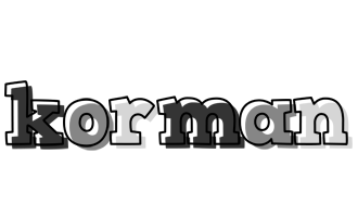 Korman night logo